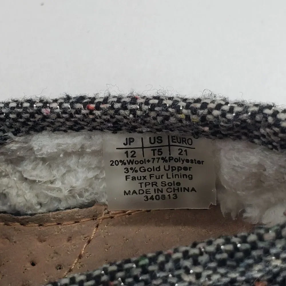 Toms Alpargata Classic Kids Shoe Size 12